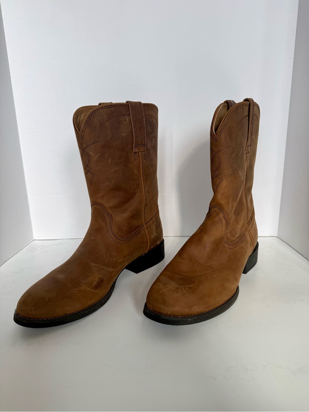 Cody James Cush Core Men’s Highland Roper Wester Boots Round Toe